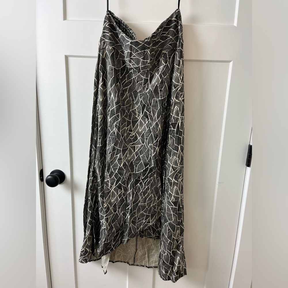 Black and Cream Japna Maxi Skirt NWOT Size Large